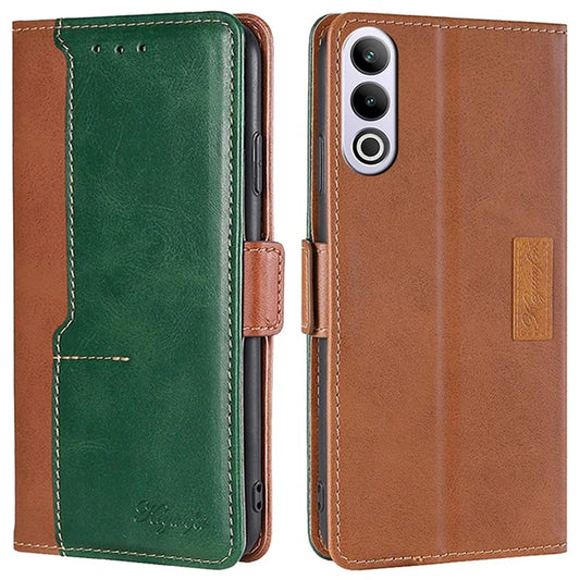 For OnePlus Ace 3V 5G Case Dual-color Flip Stand Card Holder Leather Phone Cover