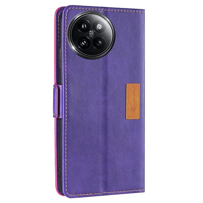 For Xiaomi Civi 4 Pro 5G / 14 Civi 5G Wallet Case Dual Color Splicing Leather Phone Cover