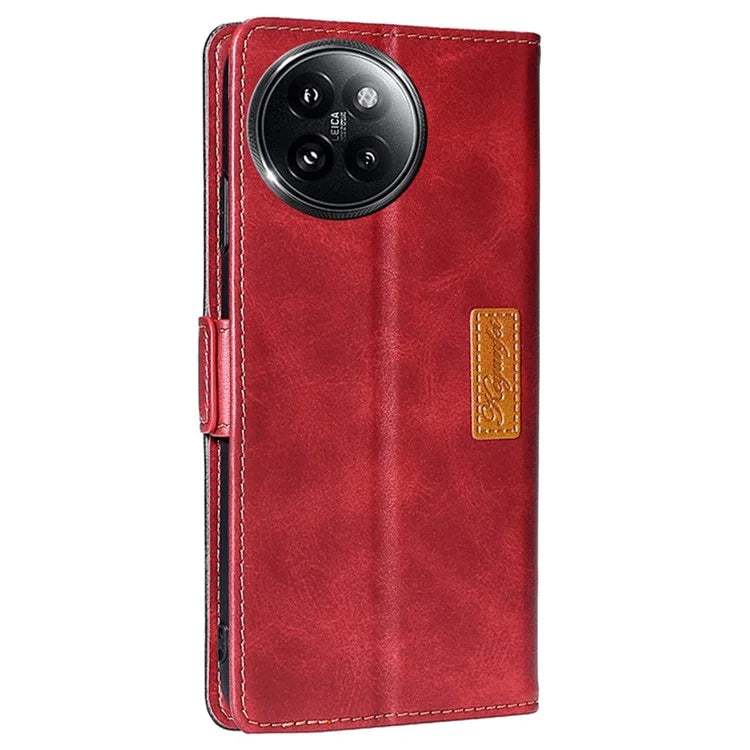 For Xiaomi Civi 4 Pro 5G / 14 Civi 5G Wallet Case Dual Color Splicing Leather Phone Cover