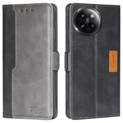 For Xiaomi Civi 4 Pro 5G / 14 Civi 5G Wallet Case Dual Color Splicing Leather Phone Cover
