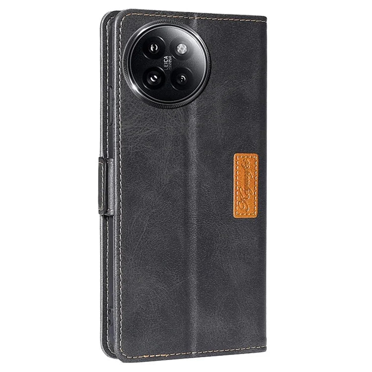 For Xiaomi Civi 4 Pro 5G / 14 Civi 5G Wallet Case Dual Color Splicing Leather Phone Cover