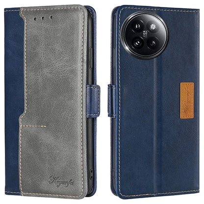 For Xiaomi Civi 4 Pro 5G / 14 Civi 5G Wallet Case Dual Color Splicing Leather Phone Cover