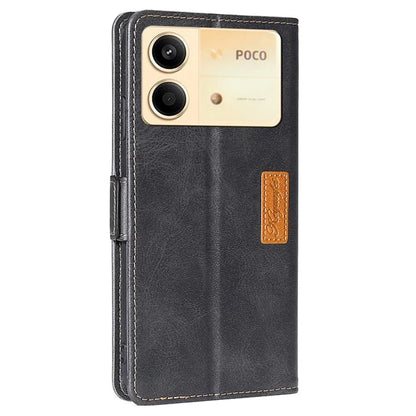 For Xiaomi Redmi Note 13R Pro 5G Case Dual-Color Leather Drop-proof Stand Phone Cover