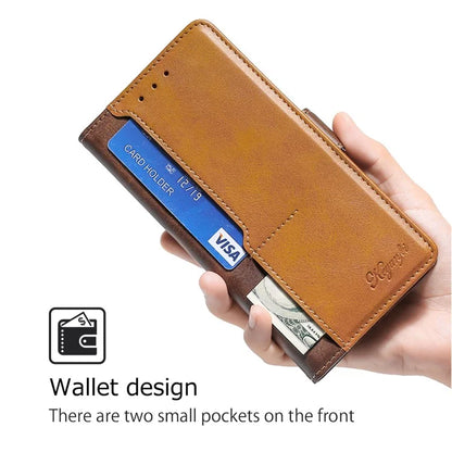 For Xiaomi Redmi Note 13R Pro 5G Case Dual-Color Leather Drop-proof Stand Phone Cover