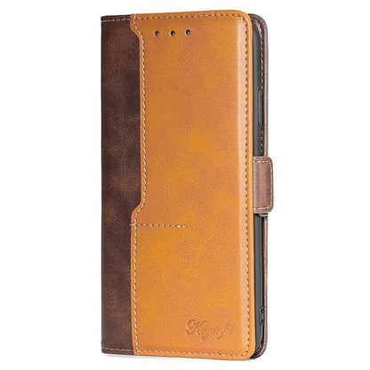 For Xiaomi Redmi Note 13R Pro 5G Case Dual-Color Leather Drop-proof Stand Phone Cover