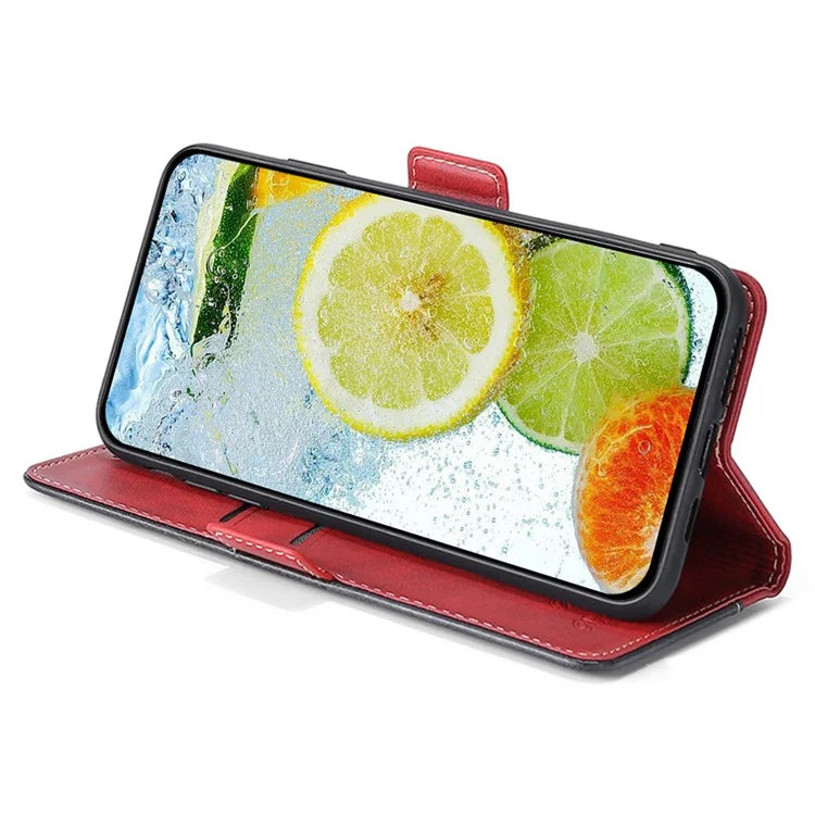 For Xiaomi Redmi Note 13R Pro 5G Case Dual-Color Leather Drop-proof Stand Phone Cover