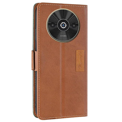 For Xiaomi Redmi A3 / Poco C61 4G Wallet Case Dual Color Splicing Leather Phone Cover Cell Phone Accessories Wholesale