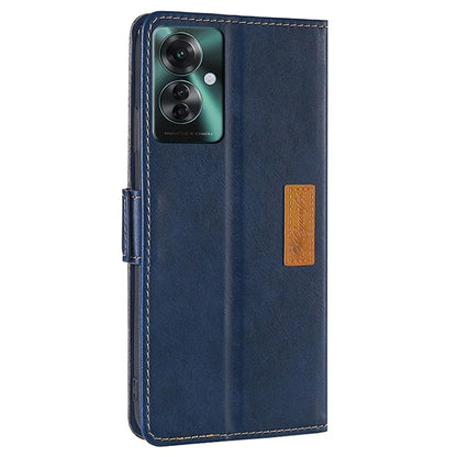 For Oppo Reno11 F 5G / F25 Pro 5G Wholesale Phone Cover Splicing Color Leather Flip Stand Wallet Phone Cover