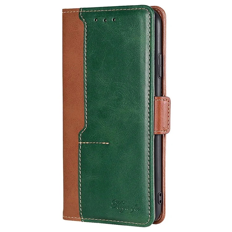 For Oppo Reno11 F 5G / F25 Pro 5G Wholesale Phone Cover Splicing Color Leather Flip Stand Wallet Phone Cover