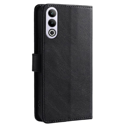 For OnePlus Ace 3V 5G Case Stand PU Leather+TPU Drop-resistant Phone Cover