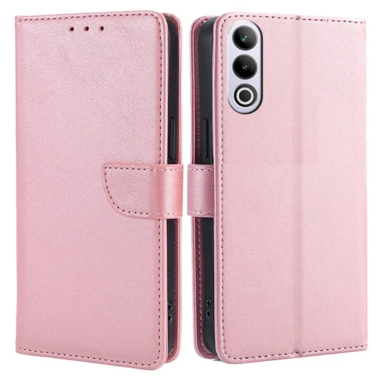 For OnePlus Ace 3V 5G Case Stand PU Leather+TPU Drop-resistant Phone Cover