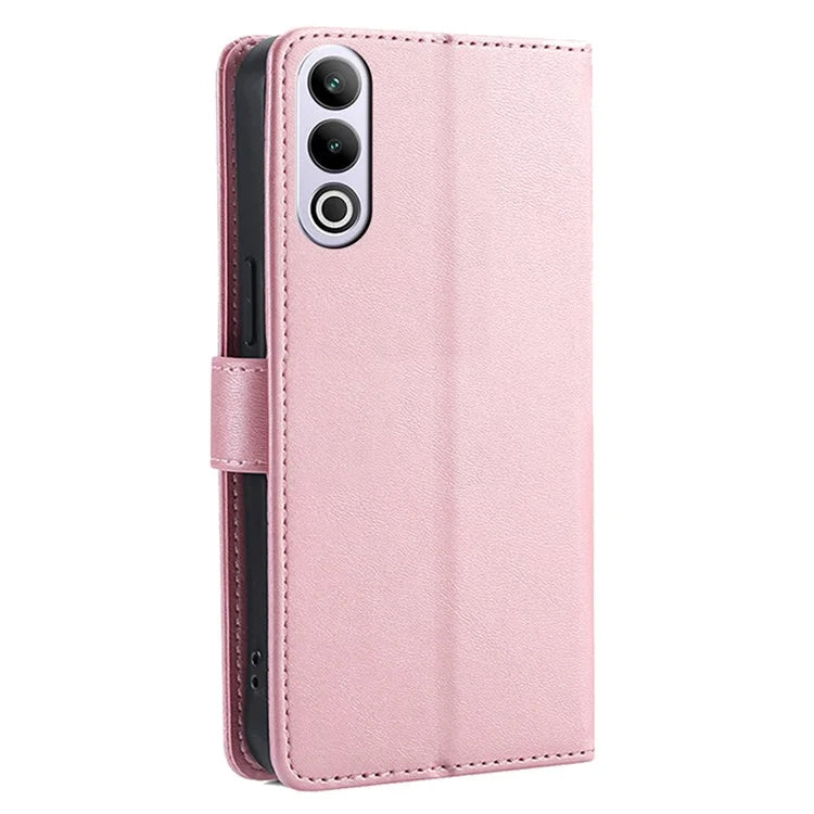 For OnePlus Ace 3V 5G Case Stand PU Leather+TPU Drop-resistant Phone Cover