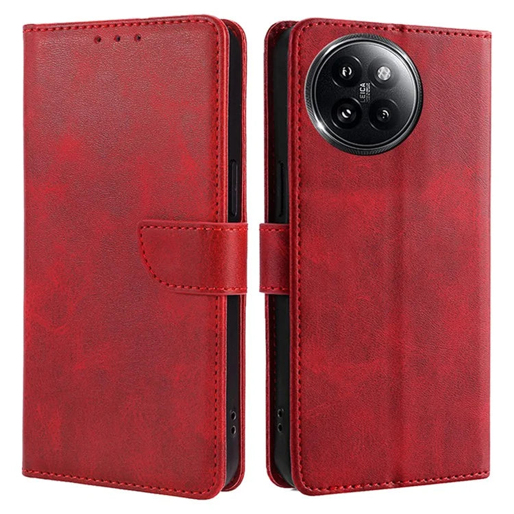 For Xiaomi Civi 4 Pro 5G / 14 Civi 5G Case Wallet Stand Calf Texture Phone Cover