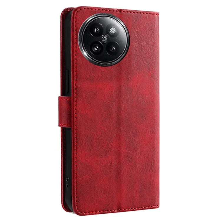 For Xiaomi Civi 4 Pro 5G / 14 Civi 5G Case Wallet Stand Calf Texture Phone Cover