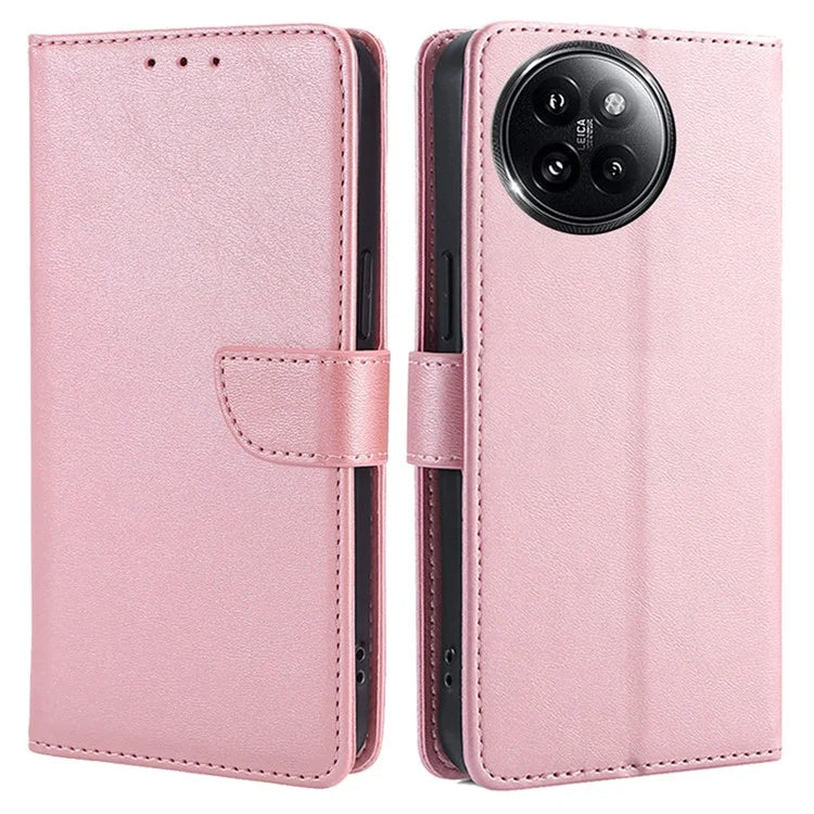 For Xiaomi Civi 4 Pro 5G / 14 Civi 5G Case Wallet Stand Calf Texture Phone Cover