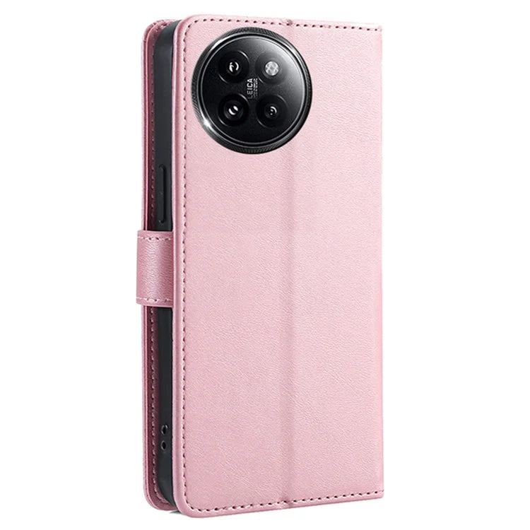 For Xiaomi Civi 4 Pro 5G / 14 Civi 5G Case Wallet Stand Calf Texture Phone Cover