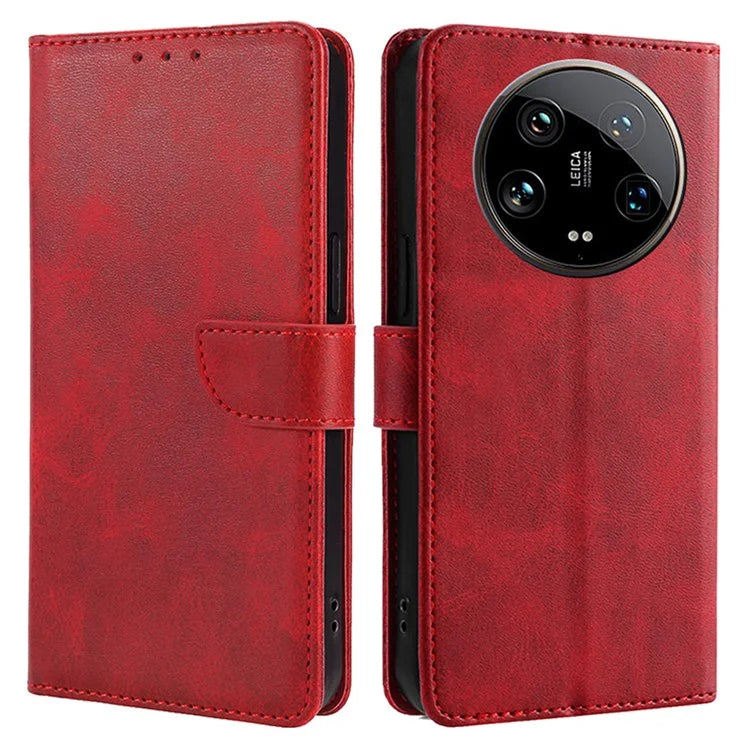 For Xiaomi 14 Ultra Magnetic Phone Case Wallet Stand PU Leather+TPU Cover