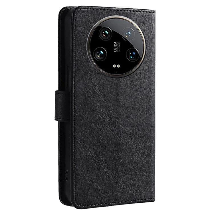 For Xiaomi 14 Ultra Magnetic Phone Case Wallet Stand PU Leather+TPU Cover