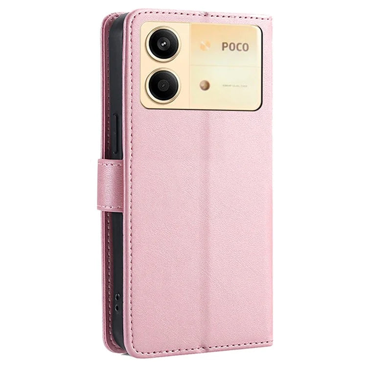 For Xiaomi Redmi Note 13R Pro 5G Case Calf Texture Wallet Card Slots Phone Cover
