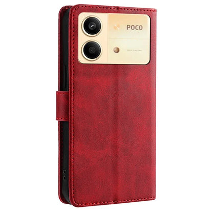 For Xiaomi Redmi Note 13R Pro 5G Case Calf Texture Wallet Card Slots Phone Cover