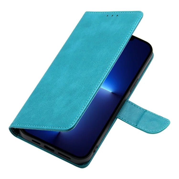 For Xiaomi Redmi Note 13R Pro 5G Case Calf Texture Wallet Card Slots Phone Cover