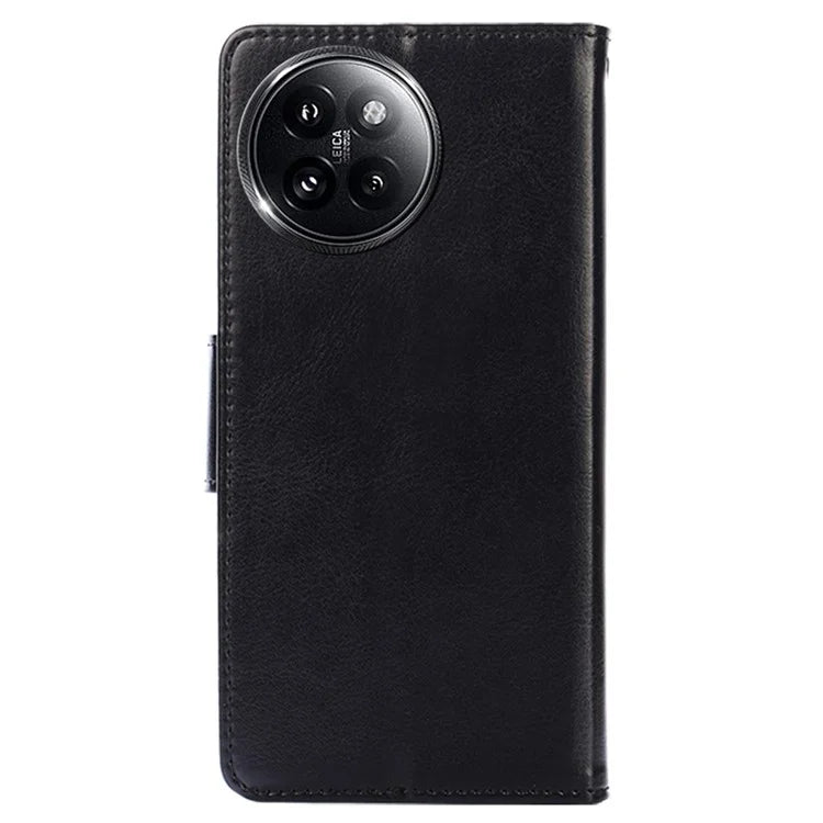 For Xiaomi Civi 4 Pro 5G / 14 Civi 5G Case Leather Phone Wallet Cover with Magnetic Clasp