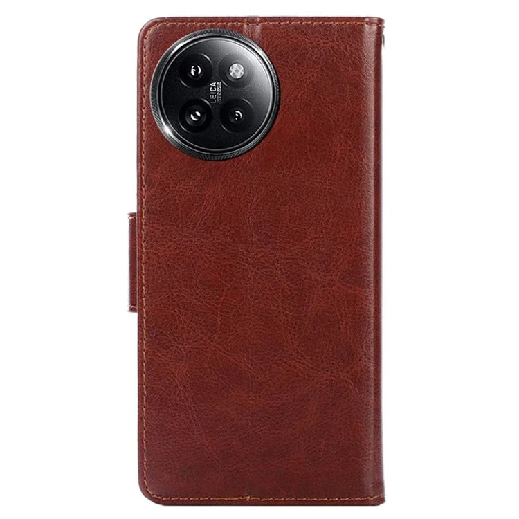 For Xiaomi Civi 4 Pro 5G / 14 Civi 5G Case Leather Phone Wallet Cover with Magnetic Clasp
