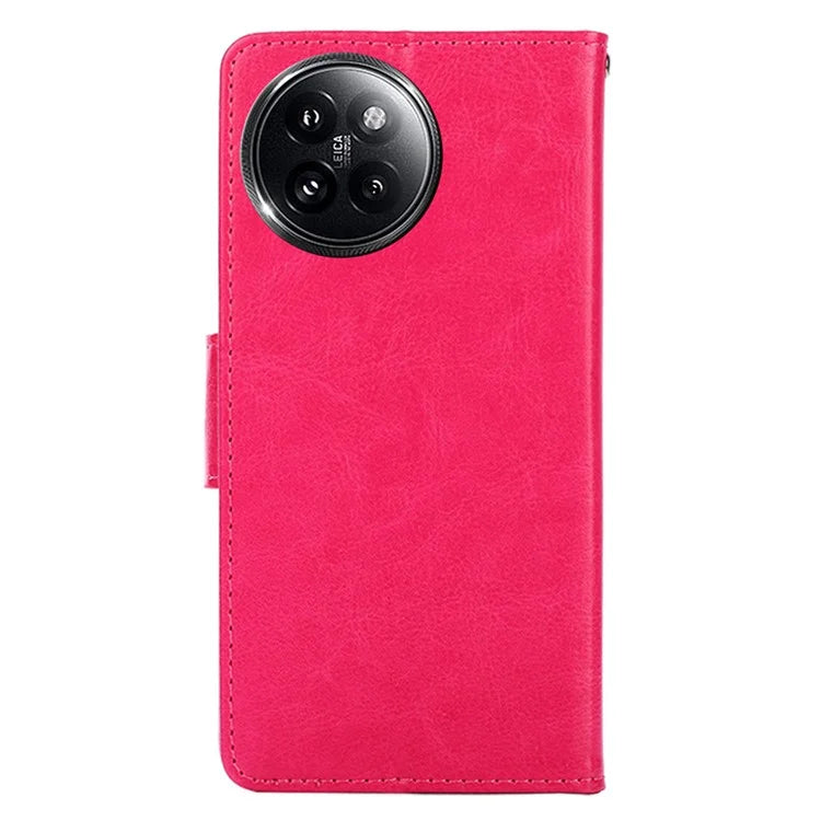 For Xiaomi Civi 4 Pro 5G / 14 Civi 5G Case Leather Phone Wallet Cover with Magnetic Clasp
