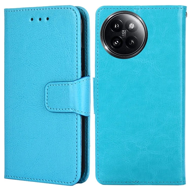 For Xiaomi Civi 4 Pro 5G / 14 Civi 5G Case Leather Phone Wallet Cover with Magnetic Clasp