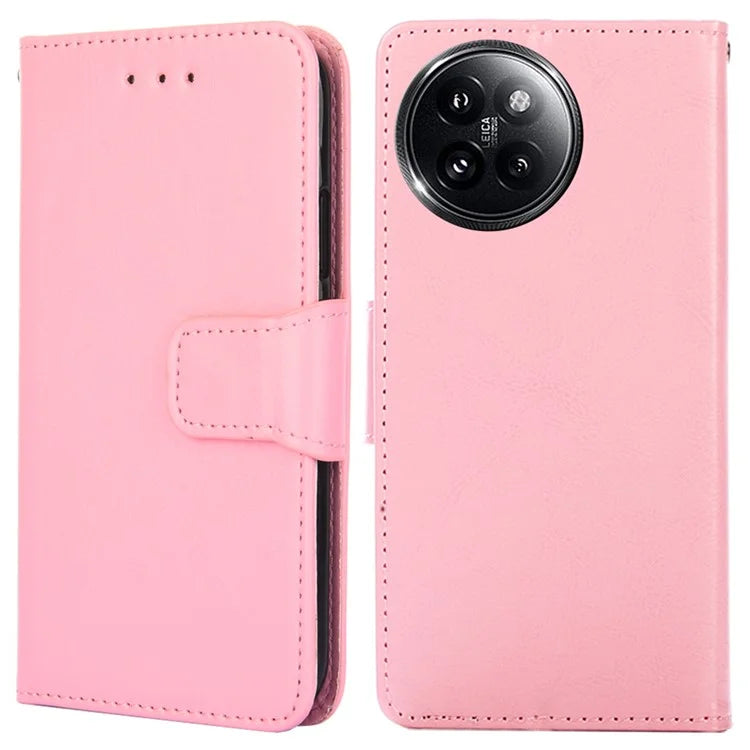 For Xiaomi Civi 4 Pro 5G / 14 Civi 5G Case Leather Phone Wallet Cover with Magnetic Clasp