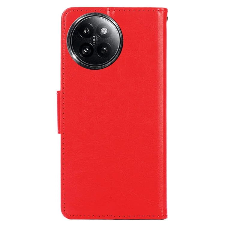For Xiaomi Civi 4 Pro 5G / 14 Civi 5G Case Leather Phone Wallet Cover with Magnetic Clasp