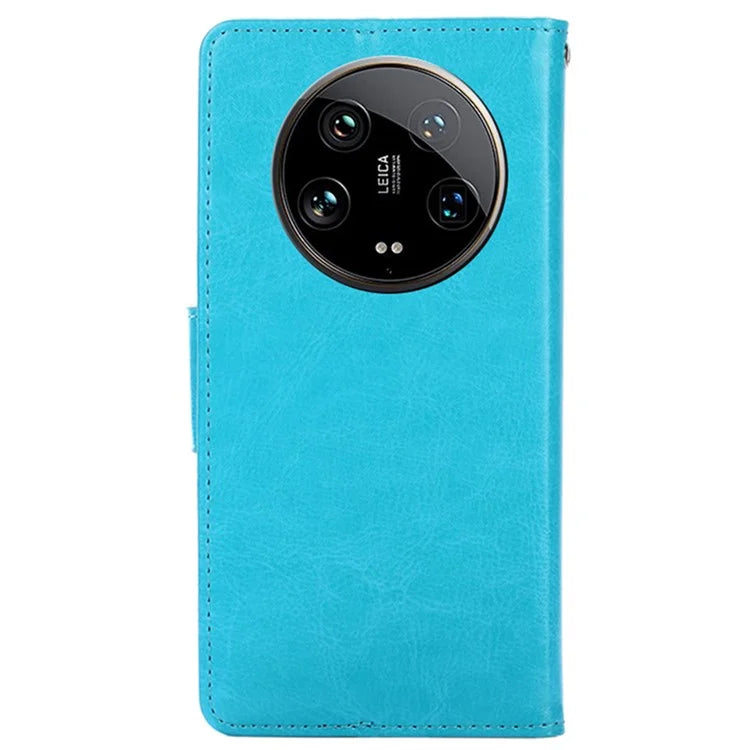 For Xiaomi 14 Ultra Phone Case Leather Wallet Cover Mobile Accessories Wholesale