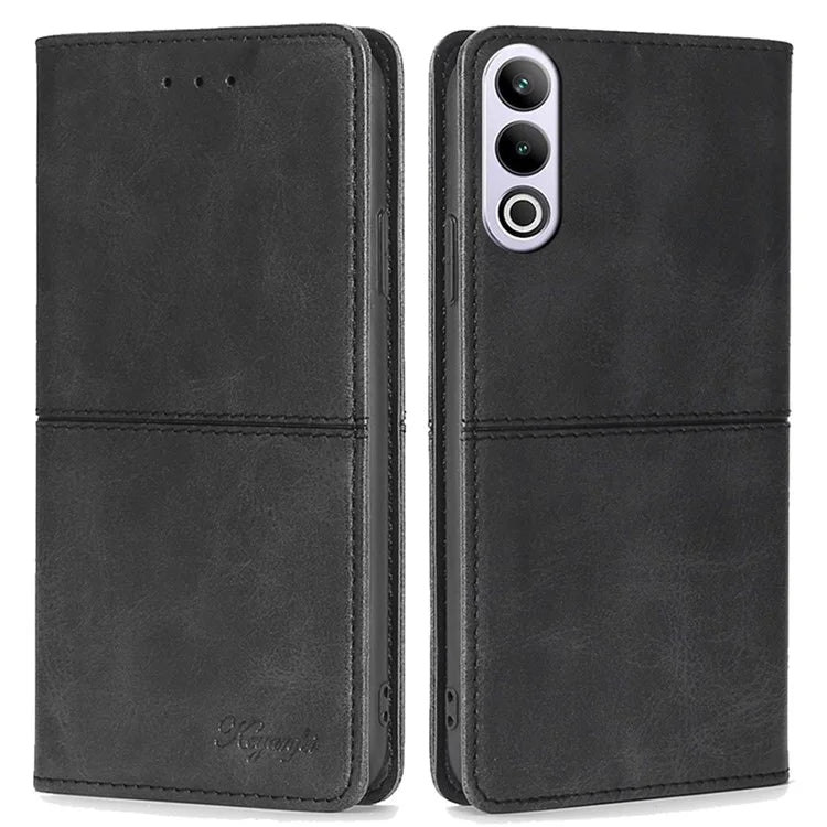 For OnePlus Ace 3V 5G Case Cowhide Texture Leather Wallet Phone Cover