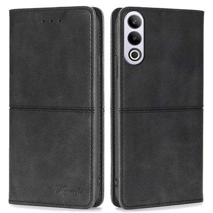 For OnePlus Ace 3V 5G Case Cowhide Texture Leather Wallet Phone Cover