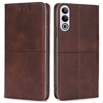 For OnePlus Ace 3V 5G Case Cowhide Texture Leather Wallet Phone Cover