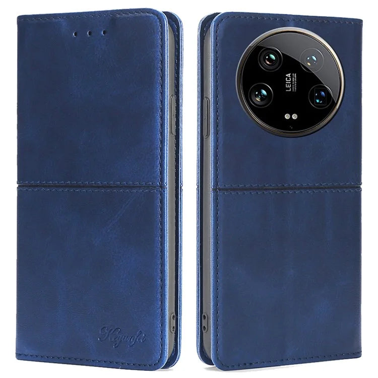 For Xiaomi 14 Ultra Leather Case Magnetic Closing Phone Cover Wholesale