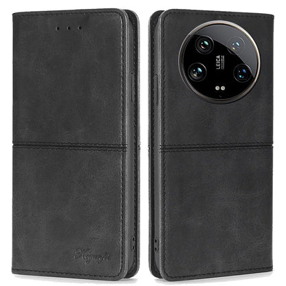 For Xiaomi 14 Ultra Leather Case Magnetic Closing Phone Cover Wholesale
