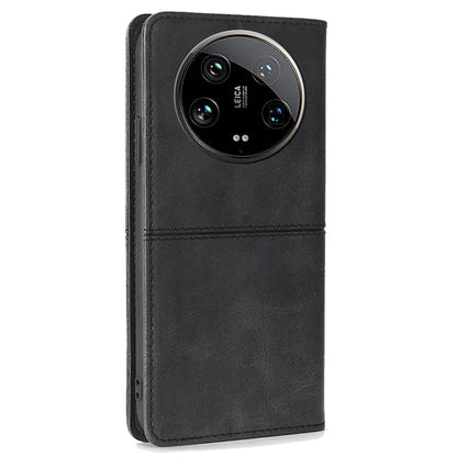 For Xiaomi 14 Ultra Leather Case Magnetic Closing Phone Cover Wholesale