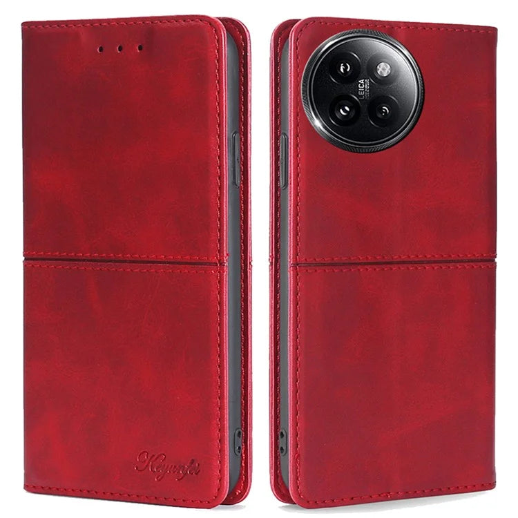 For Xiaomi Civi 4 Pro 5G / 14 Civi 5G Case PU Leather 2 Card Slots Magnetic Closure Flip Phone Cover