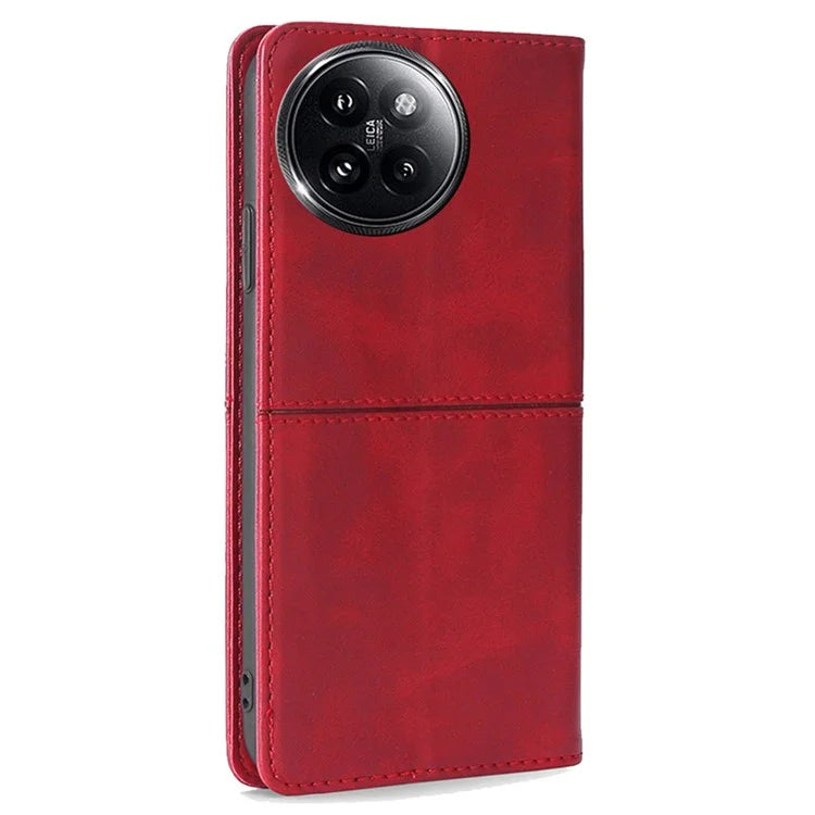 For Xiaomi Civi 4 Pro 5G / 14 Civi 5G Case PU Leather 2 Card Slots Magnetic Closure Flip Phone Cover