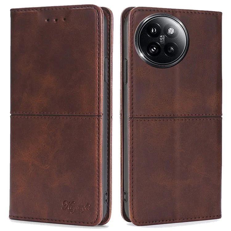 For Xiaomi Civi 4 Pro 5G / 14 Civi 5G Case PU Leather 2 Card Slots Magnetic Closure Flip Phone Cover