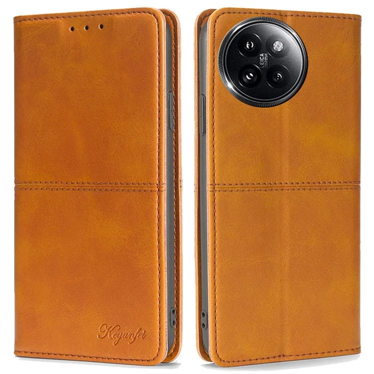 For Xiaomi Civi 4 Pro 5G / 14 Civi 5G Case PU Leather 2 Card Slots Magnetic Closure Flip Phone Cover