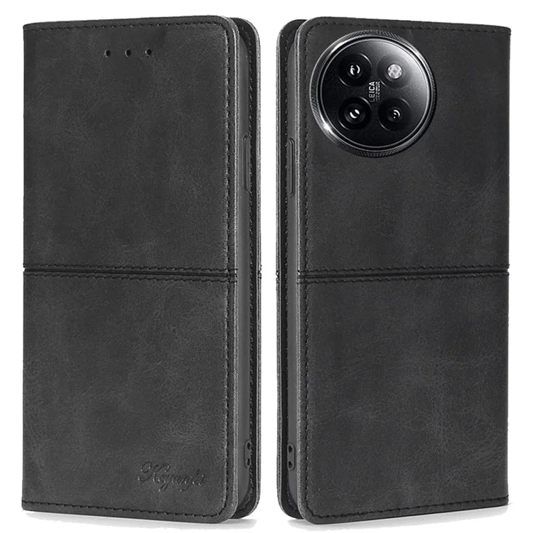 For Xiaomi Civi 4 Pro 5G / 14 Civi 5G Case PU Leather 2 Card Slots Magnetic Closure Flip Phone Cover