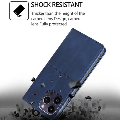 For Xiaomi Redmi Note 13R Pro 5G Case PU Leather Magnetic Closure Protective Phone Cover Cowhide Texture