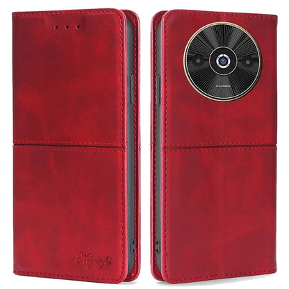 For Xiaomi Redmi A3 / Poco C61 4G Case PU Leather Stand Magnetic Closure Shockproof Phone Cover