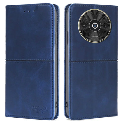 For Xiaomi Redmi A3 / Poco C61 4G Case PU Leather Stand Magnetic Closure Shockproof Phone Cover
