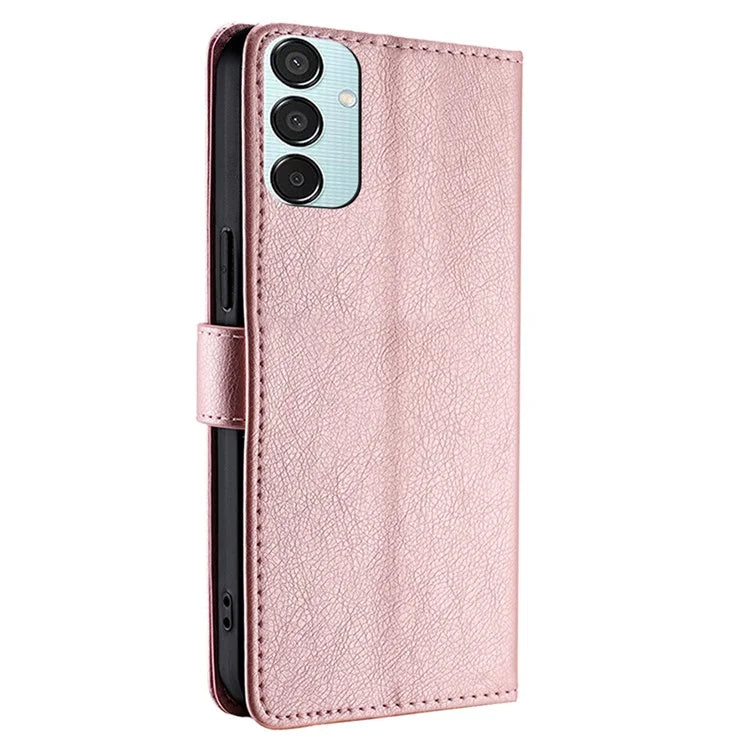 For Samsung Galaxy M15 5G Case Zipper Pocket Shock-absorbent Leather Wallet Phone Cover