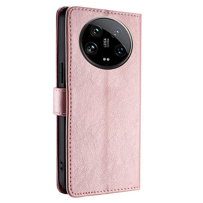 For Xiaomi 14 Ultra Phone Shell Zipper Wallet Leather Stand Case with Hand Strap