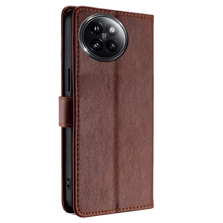 For Xiaomi Civi 4 Pro 5G / 14 Civi 5G Case PU Leather Zipper Wallet Anti-Scratch Phone Stand Cover