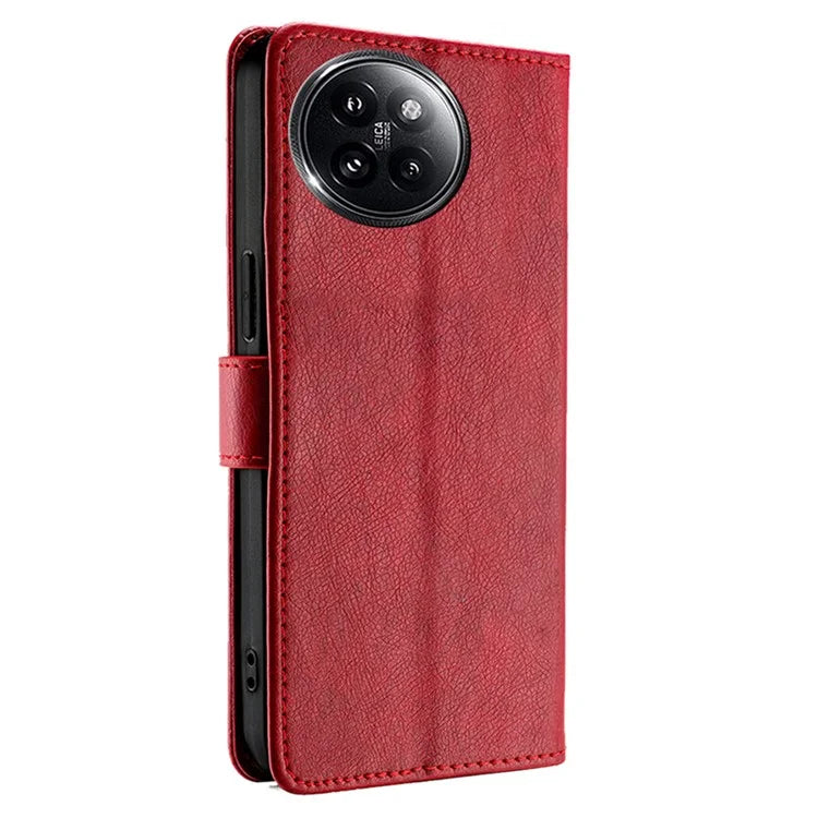 For Xiaomi Civi 4 Pro 5G / 14 Civi 5G Case PU Leather Zipper Wallet Anti-Scratch Phone Stand Cover